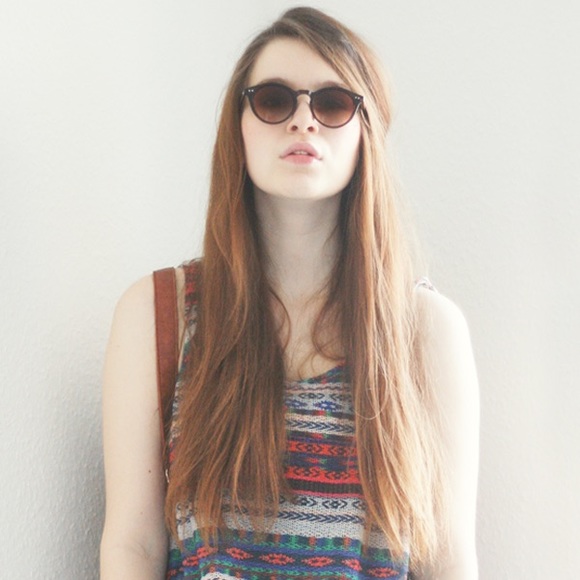 vintage horn rimmed sunglasses